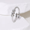 Sleek Orbit Ring - Silver
